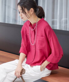 SHIPS WOMEN ＜手洗い可能＞シルク混 シアー 羽織 シャツ シップス トップス シャツ・ブラウス カーキグリーン ブラック ホワイト ピンク オレンジ ブラウン【送料無料】