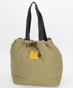 KiU PADDED DRAWSTRING TOTEBAG �p�f�b�h �h���X�g�g�[�g�o�b�O 25AW �t���[�N�X�X�g�A �o�b�O �V�����_�[�o�b�O �u���b�N �u���E���y���������z