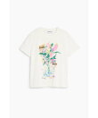 花瓶プリントTシャツ