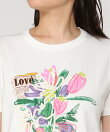 花瓶プリントTシャツ