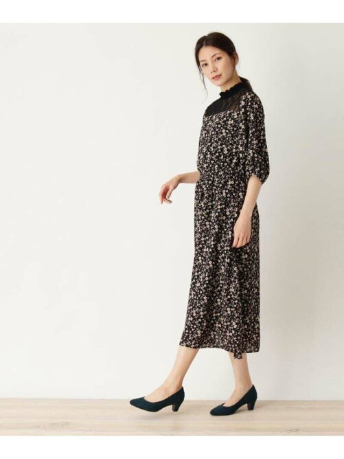 Shoo La Rue S L レース切替花柄ワンピース Rakuten Fashion 楽天ファッション 旧楽天ブランドアベニュー Bg1569