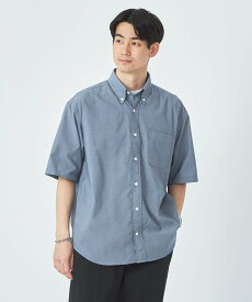 UNITED ARROWS green label relaxing FINE BASIC オックスフォード ボタンダウン シャツ -ストレッチ- ユナイテッドアローズ グリーンレーベルリラクシング トップス シャツ・ブラウス ネイビー ホワイト ブラック【送料無料】