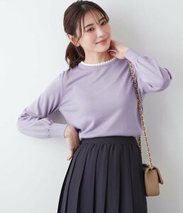 �ySALE�^50%OFF�zNEWYORKER WOMEN L-SIZE �yL�z�y��􂢉\�z�Z�����[�X�E�[���V��16G �z�F�t�����v���[�c�v���I�[�o�[ �j���[���[�J�[ �G���T�C�Y �g�b�v�X �j�b�g �p�[�v���y���������z