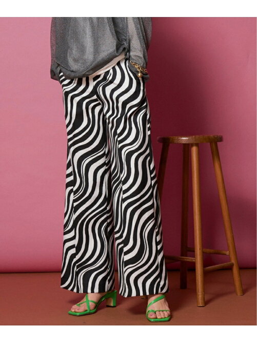 Maison Special ウェーブプリントパンツ Maison Special メゾンスペシャル Rakuten Fashion 楽天ファッション 旧楽天ブランドアベニュー Cp8570