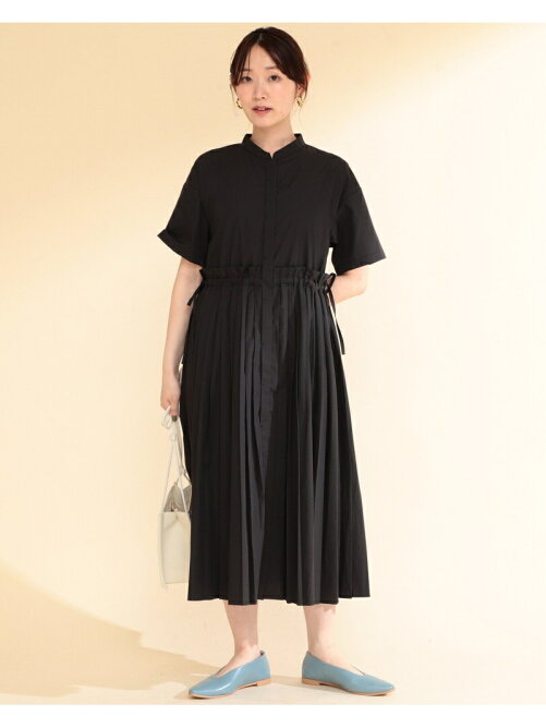 Beams Women Ray Beams バンドカラー プリーツ ワンピース Rakuten Fashion 楽天ファッション 旧楽天ブランドアベニュー Cs4570