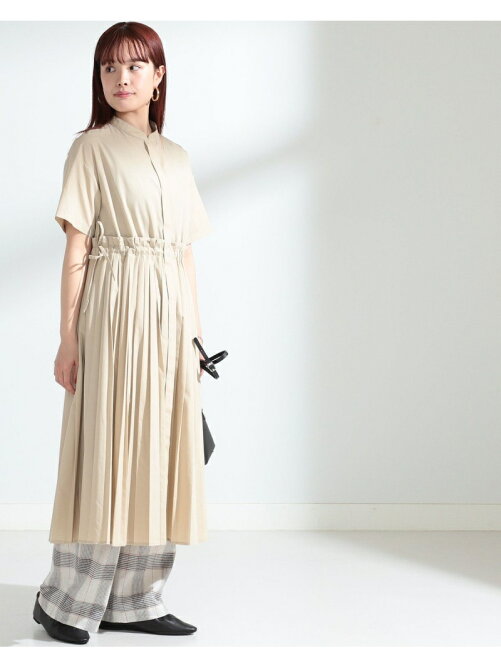 Beams Women Ray Beams バンドカラー プリーツ ワンピース Rakuten Fashion 楽天ファッション 旧楽天ブランドアベニュー Cs4570