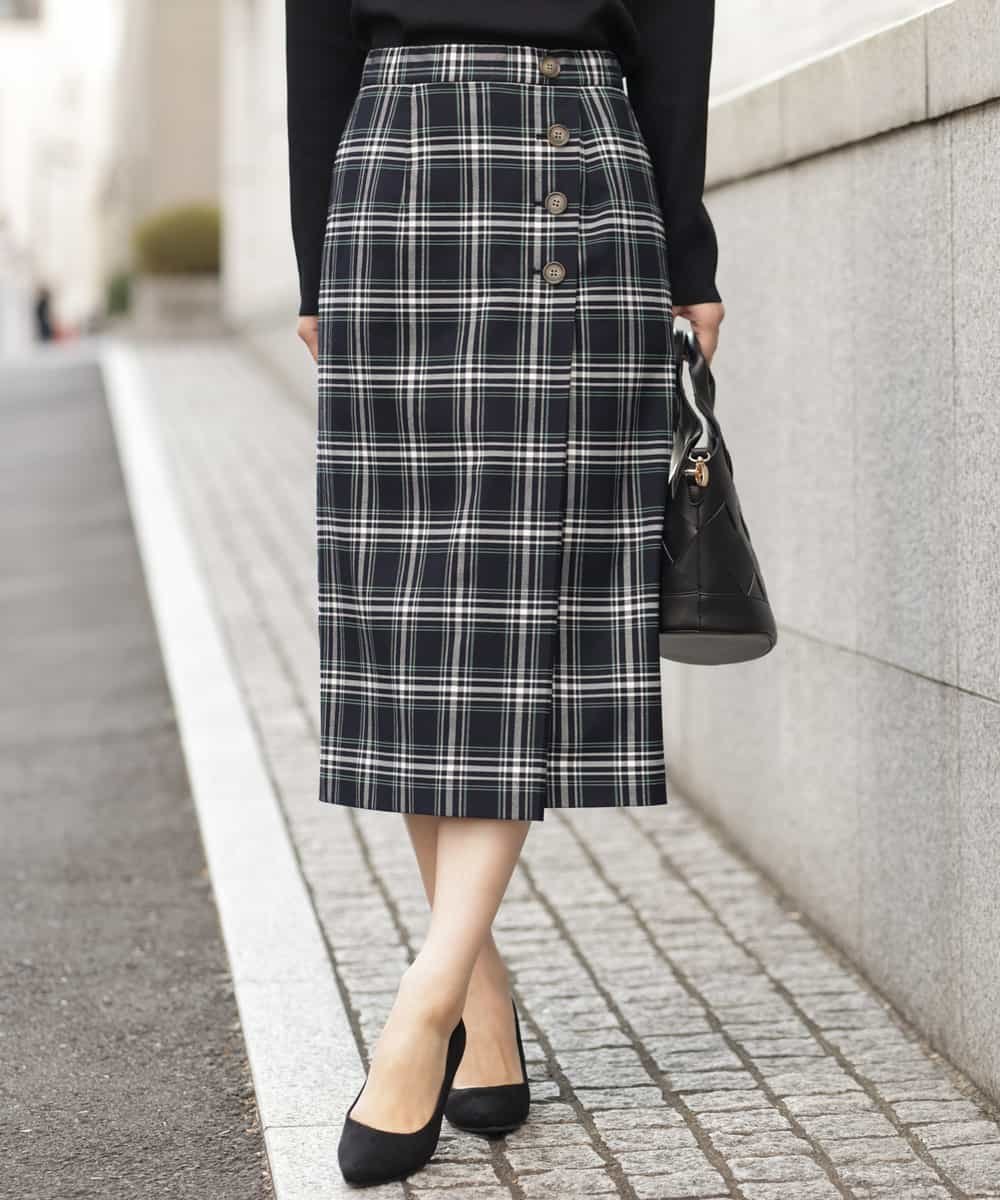 a.v.v｜チェックナロースカート | Rakuten Fashion(楽天ファッション 