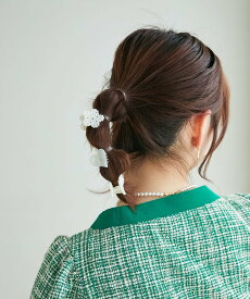 MAJESTIC LEGON モチーフミニクリップセット マジェスティックレゴン ヘアアクセサリー バレッタ・ヘアクリップ・ヘアピン ブルー ホワイト ブラック