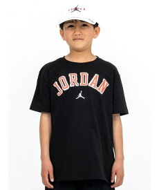 Jordan ジュニア(140-170cm) Tシャツ JORDAN(ジョーダン) JDB FLIGHT HERITAGE SS TEE ルーキーユーエスエー トップス カットソー・Tシャツ ブラック ホワイト