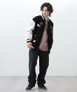 *BILLIONAIRE BOYS CLUB/BOA VARSITYJACKET WITH BADG
