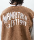 *BILLIONAIRE BOYS CLUB/BOA VARSITYJACKET WITH BADG
