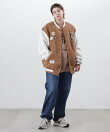 *BILLIONAIRE BOYS CLUB/BOA VARSITYJACKET WITH BADG