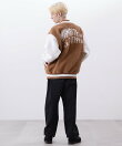 *BILLIONAIRE BOYS CLUB/BOA VARSITYJACKET WITH BADG