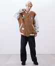 *BILLIONAIRE BOYS CLUB/BOA VARSITYJACKET WITH BADG