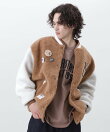*BILLIONAIRE BOYS CLUB/BOA VARSITYJACKET WITH BADG