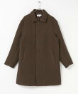 『XLサイズあり』light meltonステンカラーコート