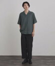 ジャカードボタニカルシャツ