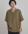 ジャカードボタニカルシャツ