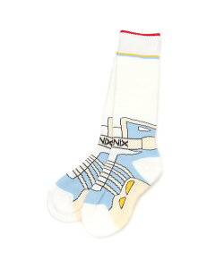 【SALE/50%OFF】phenix (K)phenix/Retro Future Ski Touring Junior Socks キッズ/スキー/ソックス シフォン 靴下・レッグウェア 靴下 ホワイト ブラック グレー
