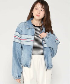 GUESS GUESS デニムジャケット (W)GUESS Originals Bomber ゲス ジャケット・アウター デニムジャケット ブルー【送料無料】