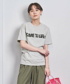 UNITED ARROWS 【別注】＜MIXTA＞COME TO LIFE Tシャツ ユナイテッドアローズ トップス カットソー・Tシャツ グレー【送料無料】