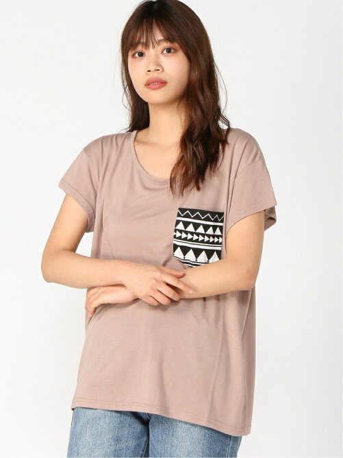 Anap Anap 柄ポケットtシャツ Rakuten Fashion 楽天ファッション 旧楽天ブランドアベニュー Av0572
