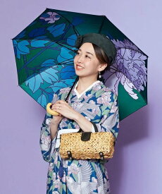 カヤ 【カヤ】【遮光率90%以上】天井絵日傘(晴雨兼用) アミナコレクション ファッション雑貨 傘・長傘 レッド ブルー グリーン【送料無料】