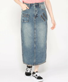 GUESS GUESS デニムスカート (W)GUESS Originals Denim Skirt ゲス スカート ロング・マキシスカート ブルー【送料無料】