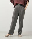 吸水速乾/防シワ-ワンタックストレートパンツ<セットアップ対応><2サイズ展開>