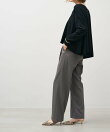 吸水速乾/防シワ-ワンタックストレートパンツ<セットアップ対応><2サイズ展開>