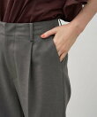 吸水速乾/防シワ-ワンタックストレートパンツ<セットアップ対応><2サイズ展開>