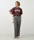 吸水速乾/防シワ-ワンタックストレートパンツ<セットアップ対応><2サイズ展開>