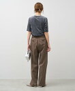 吸水速乾/防シワ-ワンタックストレートパンツ<セットアップ対応><2サイズ展開>