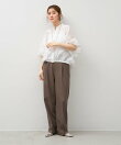 吸水速乾/防シワ-ワンタックストレートパンツ<セットアップ対応><2サイズ展開>