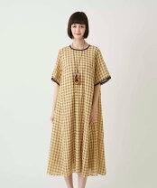 楽天市場】チェック ワンピース イエローの通販