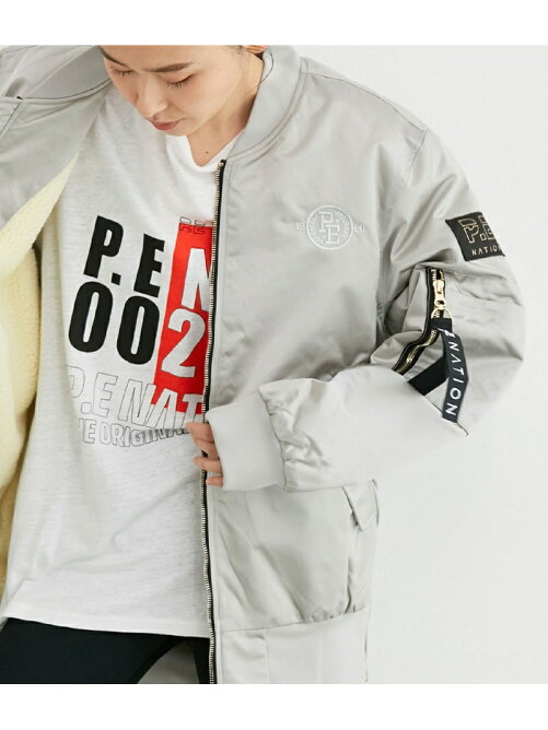 Nergy P E Nation オフサイドボンバージャケット Rakuten Fashion 楽天ファッション 旧楽天ブランド アベニュー Bx9573