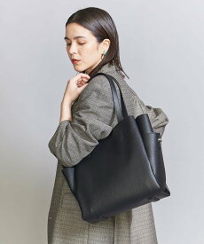 BEAUTY&YOUTH UNITED ARROWS 【WEB限定】by 3パーテーションフェイクレザートート2 -2WAY- ビューティー＆ユース　ユナイテッドアローズ バッグ トートバッグ ブラック ブラウン【送料無料】