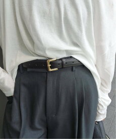 SLOBE IENA 《追加》SLOBE スクエアバックルベルト スローブ イエナ ファッション雑貨 ベルト ブラック【送料無料】