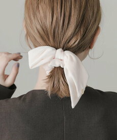 SMELLY ベロアリボンシュシュ スメリー ヘアアクセサリー ヘアゴム