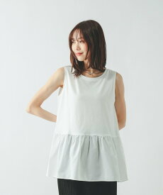 【SALE／20%OFF】GLOBAL WORK ヘビロッTEE裾切り替えタンク/636762 グローバルワーク トップス ノースリーブ・タンクトップ ホワイト