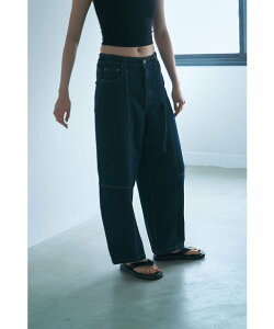 marjour 10OZ BARREL LEG DENIM �}�[�W���[�� �p���c �W�[���Y�E�f�j���p���c�y���������z