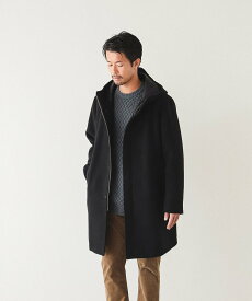 【SALE／40%OFF】BEAMS BEAMS / フリース フーデット コート ビームス メン ジャケット・アウター ダッフルコート ブラック カーキ【送料無料】