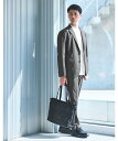 【SALE／50%OFF】UNITED ARROWS green label relaxing 【WEB限定】JUST fit PE アムンゼン セットアップ ジャケット&パンツ -ストレッチ- ユナイテッドアローズ グリーンレーベルリラクシング ジャケット・アウター テーラードジャケット・ブレザー グレー ネイ【送料無料】