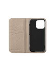 (iPhone15Pro) ダイアリーケース シュリンクレザー