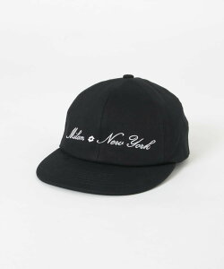 �ySALE�^50%OFF�zURBAN RESEARCH LOTTO MILAN NEWYORK CAP �A�[�o�����T�[�` �X�q �L���b�v �l�C�r�[ ���b�h �u���b�N