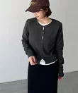diggity モヘア混ハイゲージカーディガン