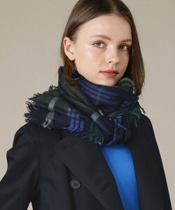ポイント割引商品 ロンドン マッキントッシュ ベージュ 送料無料 ファッショングッズ ネイビー ストール Rjgev257 Mackintosh London Beggチェックカシミヤシルクストール 最安値店 Jlt Polinema Org