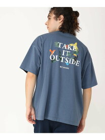 Columbia ナイアガラアベニューグラフィックショートスリーブティー コロンビア トップス カットソー・Tシャツ ネイビー ホワイト グレー オレンジ【送料無料】