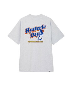 HYSTERIC GLAMOUR HYSTERIC DAY Tシャツ ヒステリックグラマー トップス カットソー・Tシャツ ホワイト グレー ブラック【送料無料】