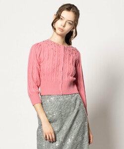�ySALE�^40%OFF�zTOCCA ICE BOX CARDIGAN �J�[�f�B�K�� �g�b�J �g�b�v�X �J�[�f�B�K�� �O���[ �u���b�N �s���N�y���������z